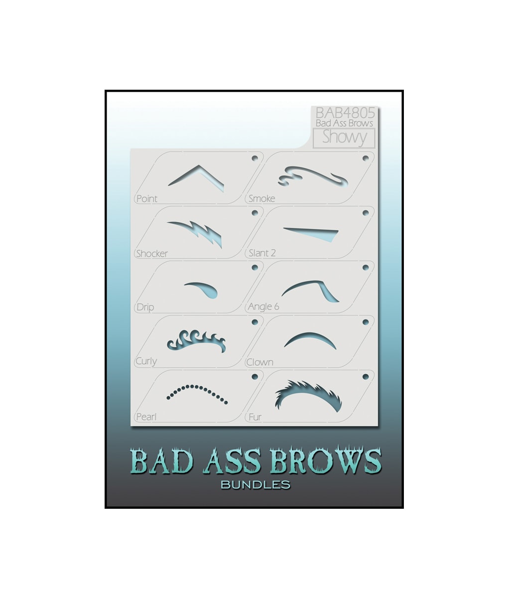 Bad Ass Brow Bundles – Graftobian Make-Up Company eyebrow-stencils-kit-16-free-pdf-printables-printablee