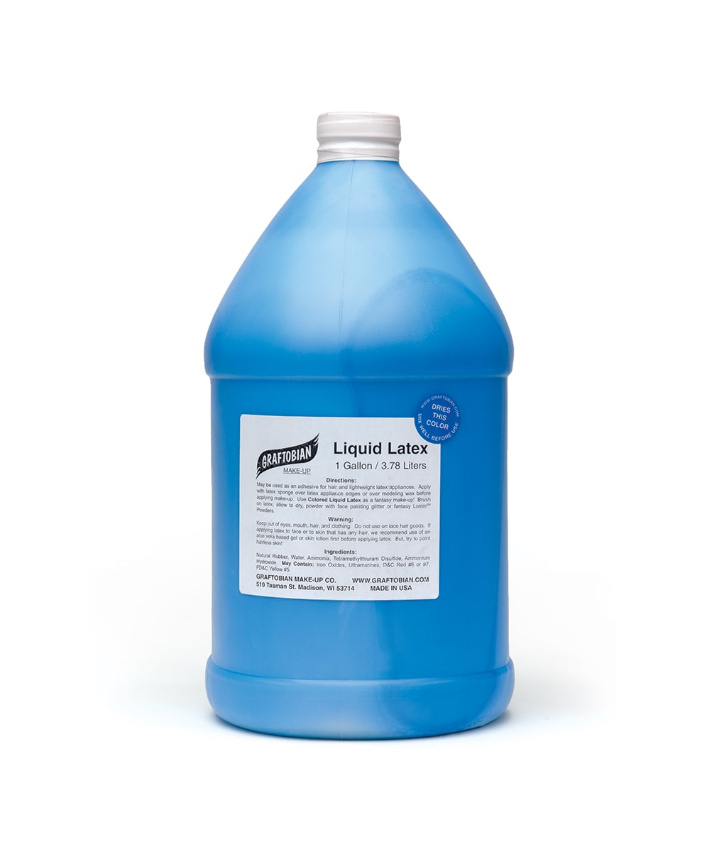  Black 8 Oz - Liquid Latex Body Paint, Ammonia Free No