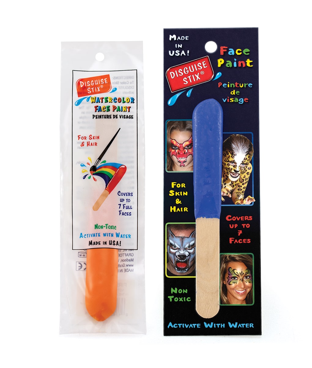 FACE PAINT Case 5 face paint sticks assorted colours