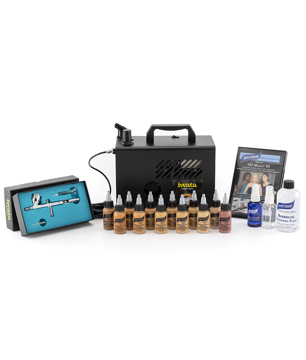 GlamAire Smart Jet Complete Airbrush Makeup & Equipment System – Graftobian  Make-Up Company