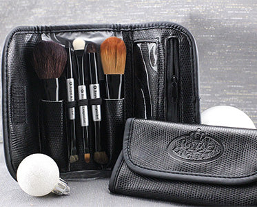 Dropship Easy-taken Travel Makeup Brush Set,5pcs Mini Complete