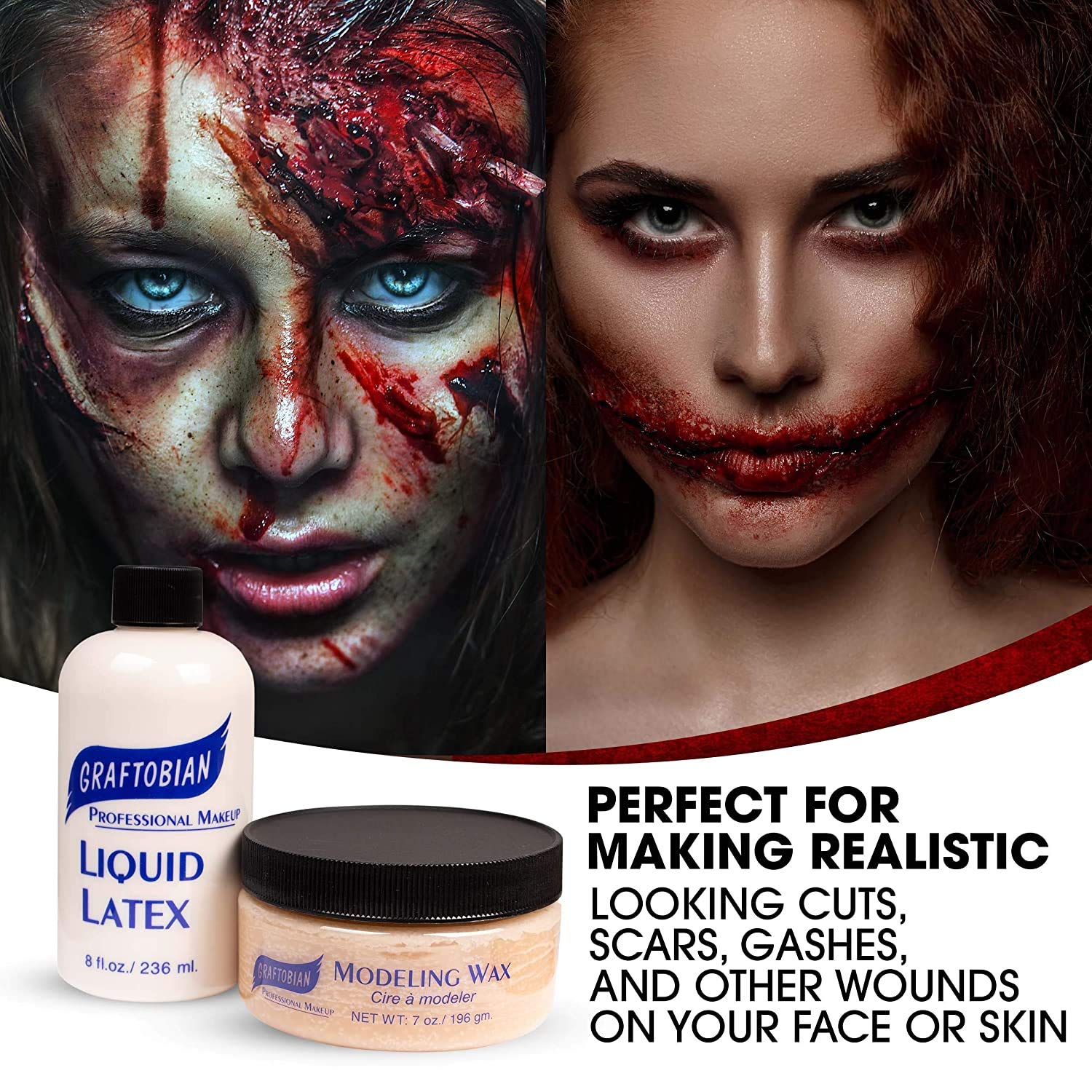 Scar Wax Special Effects Wound Modeling Skin Wax Halloween Scar Wax for  Special Effects Makeup Cosplay Fake Wound Modeling Skin Wax Light Skin Color