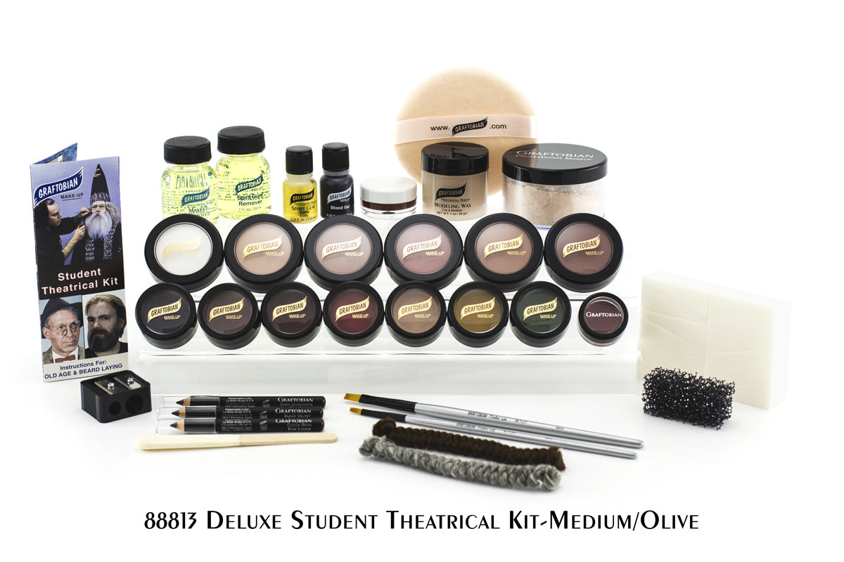 Graftobian Student Theatrical Makeup Kit Deluxe - Light/Fair