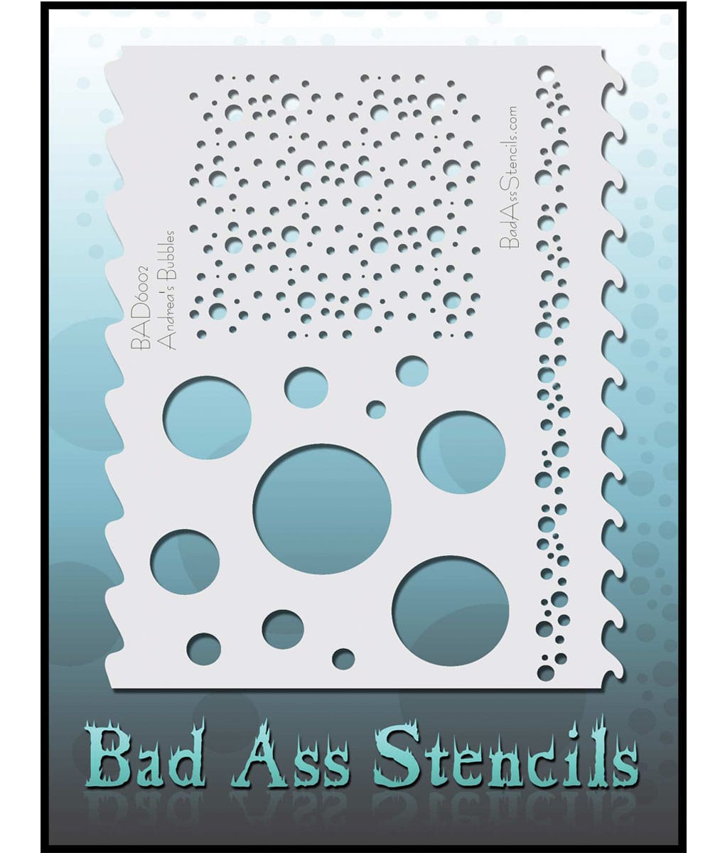 Badass AlphaBAMS Airbrush Stencils